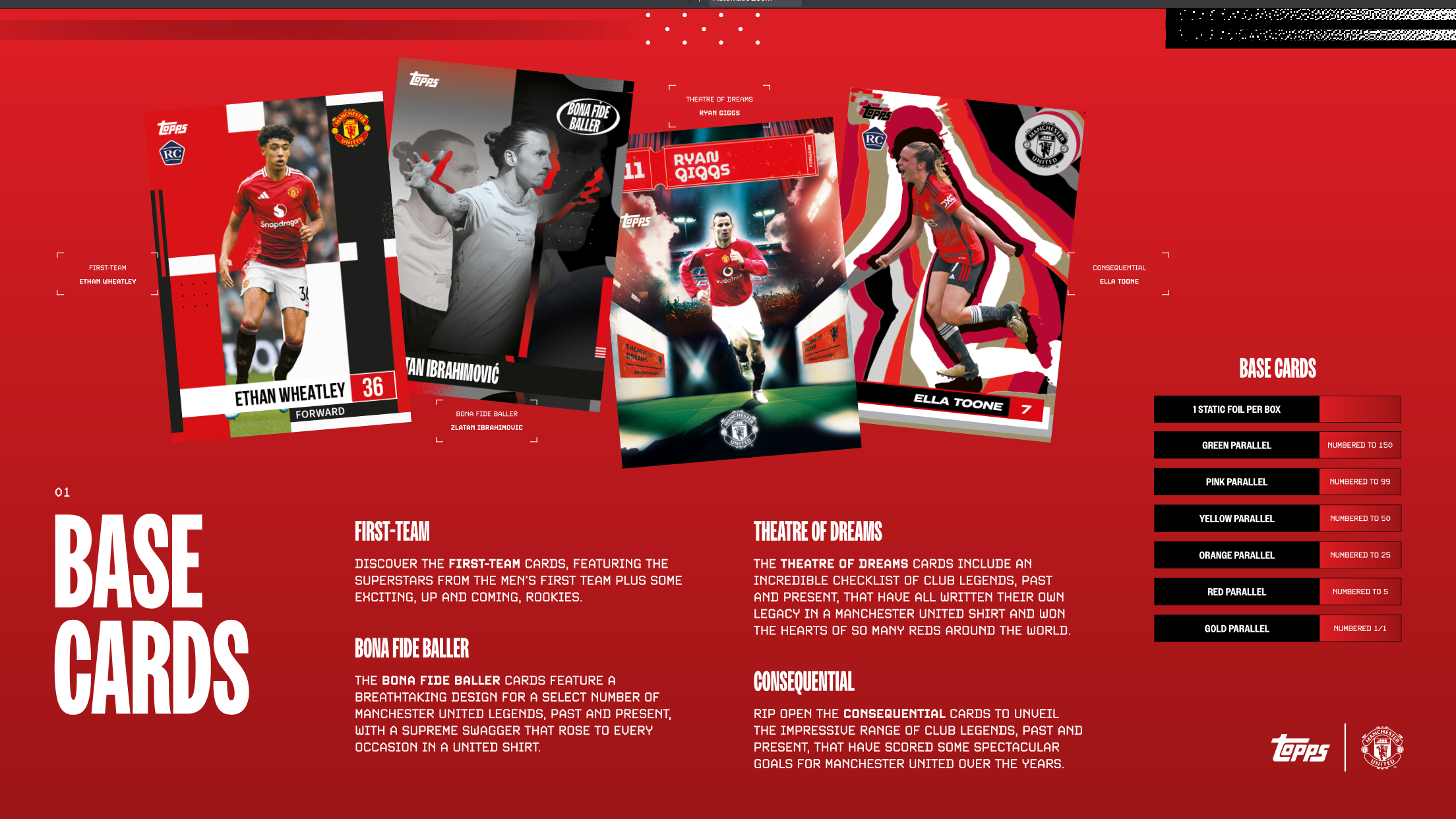 Topps Manchester United Team Set 24/25